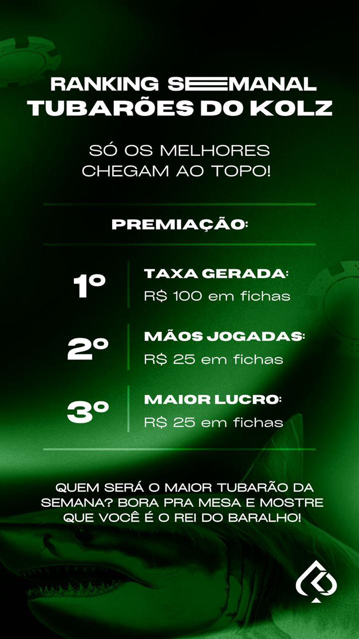Ranking Tubarões Semanal